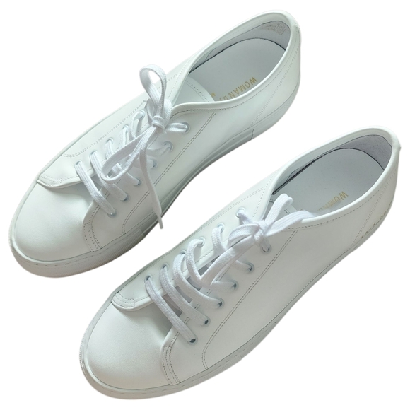 COMMON PROJECTS Women's Tournament Leather Sneakers 38 - Picture 10 of 12